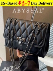 Square Mesh Chain Bag For Women, New Vintage Personalized Small Bag, Fashionable And Simple Single Shoulder Bag, Leisure Cross-Body Bag.Travel Accessories,Halloween,Halloween Decor,Fall Decor[US Local Warehouse]