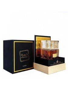 Lattafa Khamrah Eau De Parfum For Unisex – 3.4 Oz | Warm Spicy Cinnamon, Dates & Vanilla With Amberwood, Long Lasting Evening Fragrance