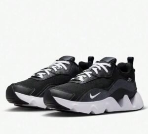 Nike RYZ 365 2 Women Outdoor Thick-Sole Comfortable Running Shoes, Durable, Wear-Resistant, Suitable For Daily Commute, Fashionable Black & White Colorway, Ideal For Petite Women, CU4874-005