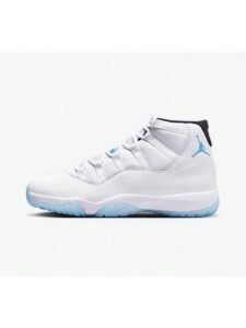 NIKE Men's Air Jordan 11 AJ11 Legend Blue White And Blue Retro High-Top Basketball Shoes CT8012-104