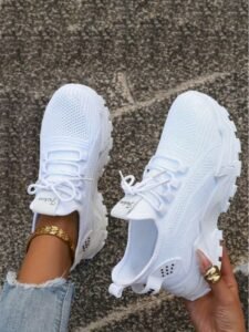 Women's Running Shoes Casual Breathable Sports Shoes Fashionable Lightweight Sneakers