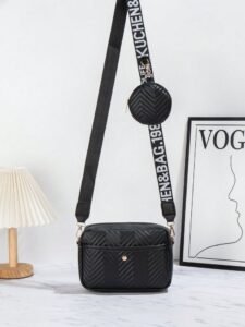 Fashionable PU Crossbody Bag, Multifunctional Mother-Child Bag, Essential For Daily Commute. Versatile Shoulder/Crossbody Wear, Comfortable And Reduces Fatigue