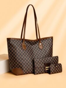 3pcs/Set High-Quality Tote Bag Set, Lightweight Luxury Shoulder Underarm Bag, Fashionable Casual Handbag