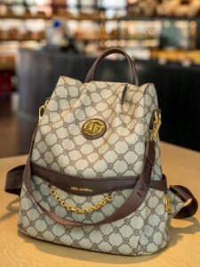 GOLANDAI Brand Lightweight Luxury Women's Backpack, 2024 New Versatile Printed Anti-Theft Travel Bag