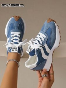 ZKBBO Women's Casual Sports Shoes, Versatile Walking Shoes, Lightweight & Comfortable For All Seasons, Crossfit Training Shoes, Retro Fitness & Running Sneakers