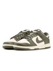 Nike Dunk Low Men Sneakers Color Block Faux Leather Lightweight Anti-Slip Cushioning Comfort Casual Street Gym Outdoor Daily Green Cargo Khaki HF5441-102