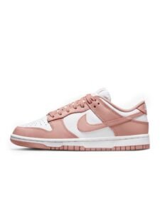 Nike Dunk Low Women's Sneakers Rose Whisper Classic Two-Tone Leather With Soft Summer Hues And Cushioned Comfort DD1503-118