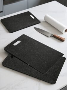 1/3PCS Marble Cutting Board Set | Kitchen Chopping Boards for Fruits, Meat & Vegetables | Raw & Cooked Food Separation Cutting Board Set