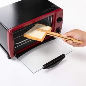 2-Piece Bamboo Toast Tongs – 10.2-Inch Heat-Resistant Kitchen Tongs