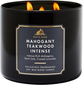 Bath & Body Works Mahogany Teakwood Intense – 3-Wick Signature Scented Candle