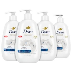 Dove Advanced Care Hand Wash Deep Moisture – 4 Pack (12 oz each)