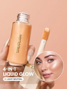 SHEGLAM Sunburst Glow Mixer Primer | Brightening & Hydrating Face Primer | Lightweight Makeup Base for Radiant Glow