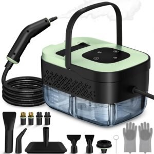 Portable Handheld Steam Cleaner with 16 Accessories | 6-Level Adjustable Multi-Surface Cleaner