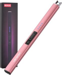 Rechargeable USB Electric Candle Lighter | Windproof Arc Lighter for Candles, BBQ & Camping